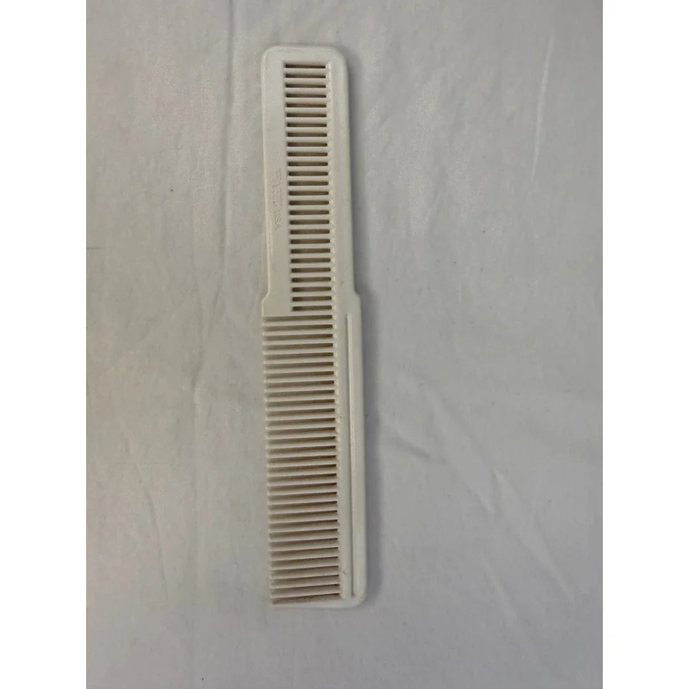 Wahl USA Professional Flat Top Clipper Comb Off White Barber Styling Tool 8 Inch